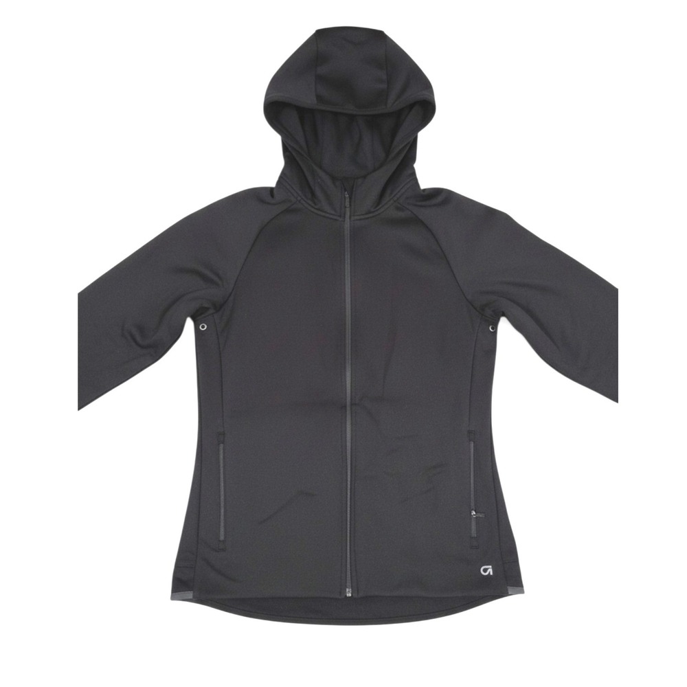 GAPFIT True Black MOISTURE Water Repellent ULTIMATE HOODIE Full Zip JACKET Gap M